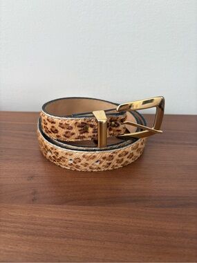 Leopard Print Belt